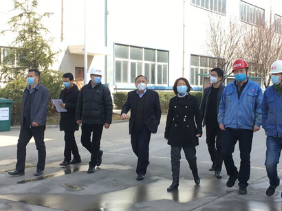 【陜重有限】市國(guó)資委巡視員許一雙一行檢查、指導(dǎo)陜重公司疫情防控工作